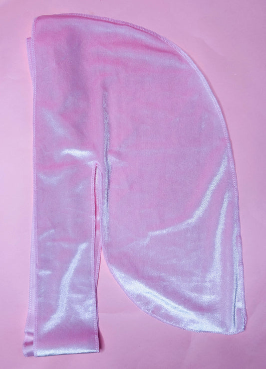 Pink Velvet Durag