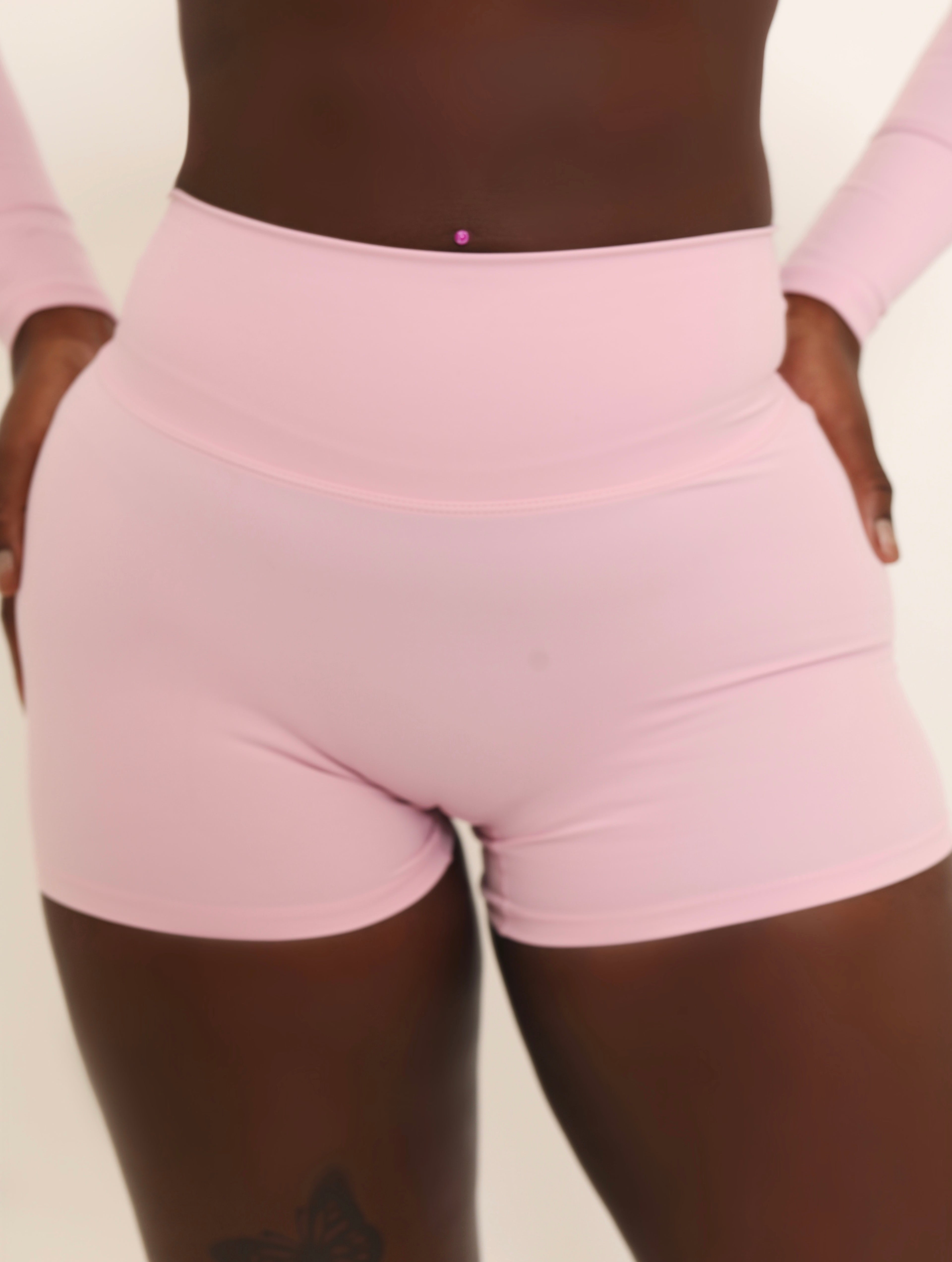 Pink Active Shorts