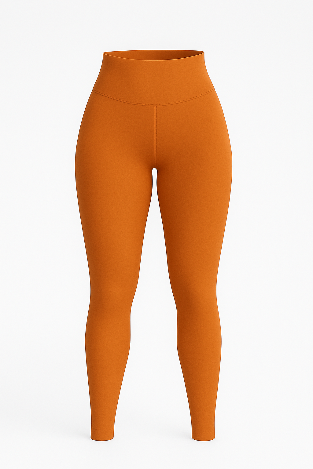 Orange Active Leggings