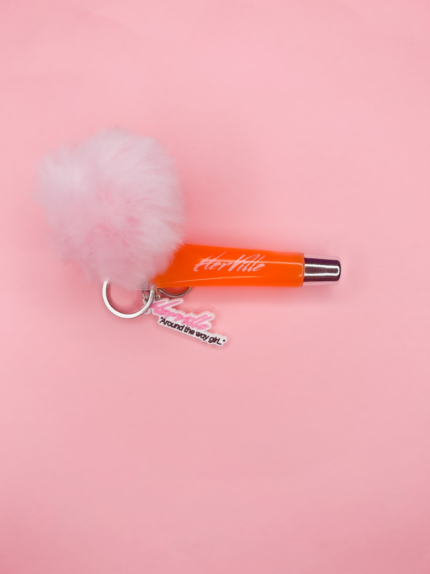 “Peach” Lip Gloss Keychain