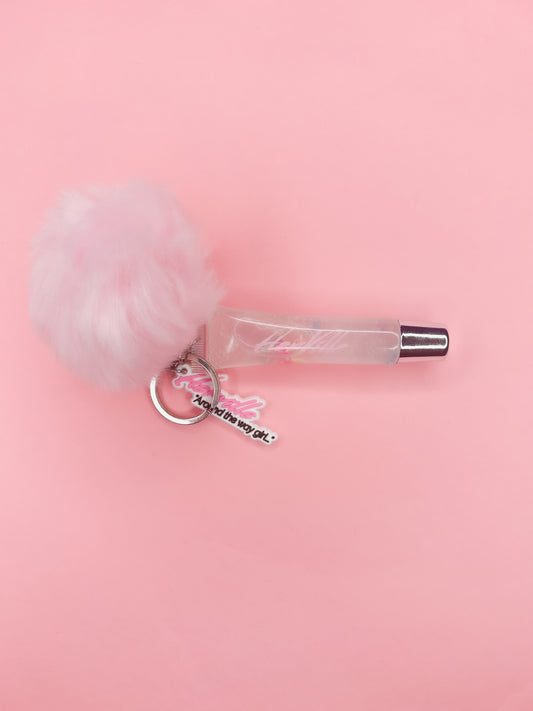 “Birthday cake” Lip Gloss Keychain