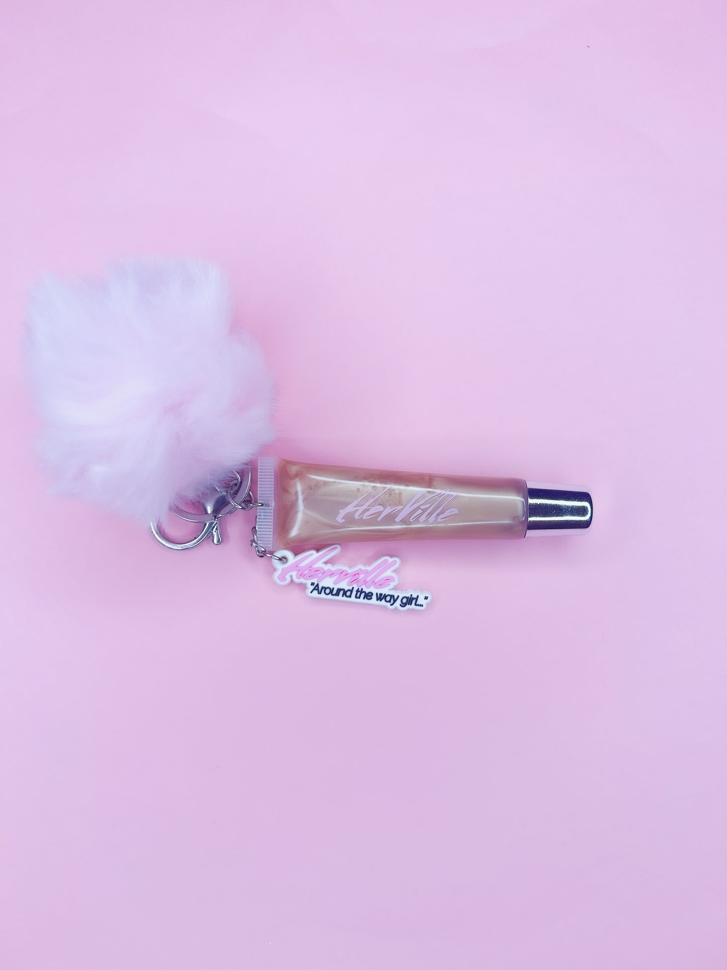 “Caramel” Lip Gloss Keychain