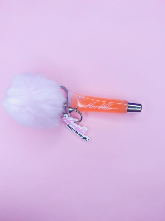 “Tropical punch” Lip Gloss Keychain